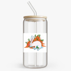 Банка с бамбуковой крышкой