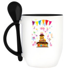 Кружка с ложкой