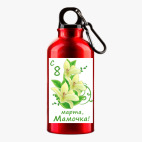 Металлическая бутылка 400 мл UV-DTF