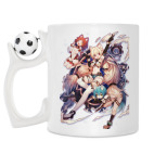 Кружка с футбольным мячиком