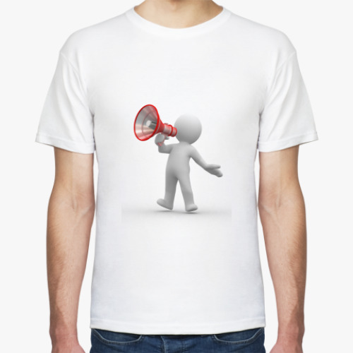Футболка с принтом Рупор
