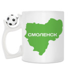 Кружка с футбольным мячиком