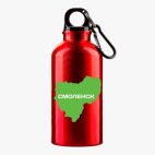 Металлическая бутылка 400 мл UV-DTF