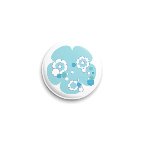 Значок 25мм Цветики