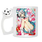 Кружка с футбольным мячиком