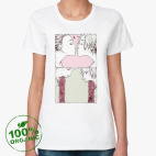 Женская футболка органик