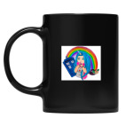 Кружка цветная UV-DTF