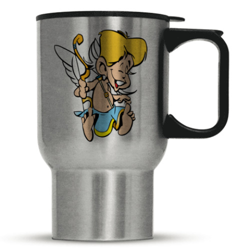 Кружка-термос с принтом Амур