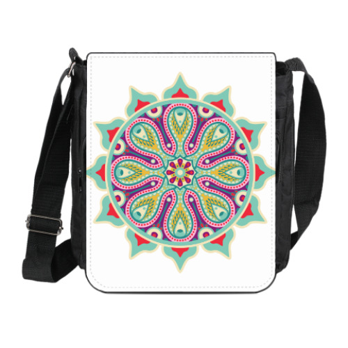 Сумка на плечо (мини-планшет) с принтом мандала