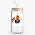 Банка с бамбуковой крышкой