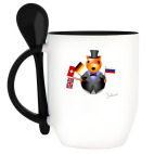 Кружка с ложкой