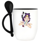 Кружка с ложкой