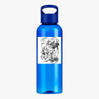 Прозрачная спортивная бутылка