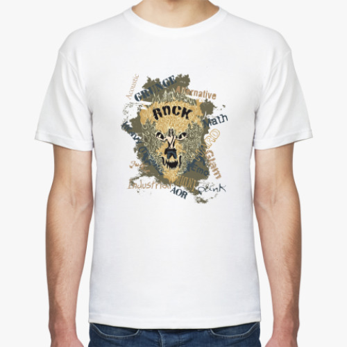 Футболка с принтом Rock