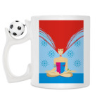 Кружка с футбольным мячиком