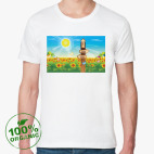 Мужская футболка органик