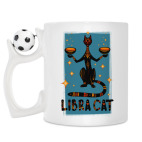 Кружка с футбольным мячиком