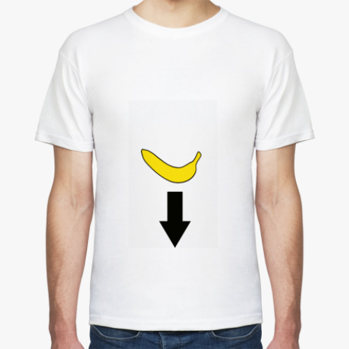 Футболка с принтом банана