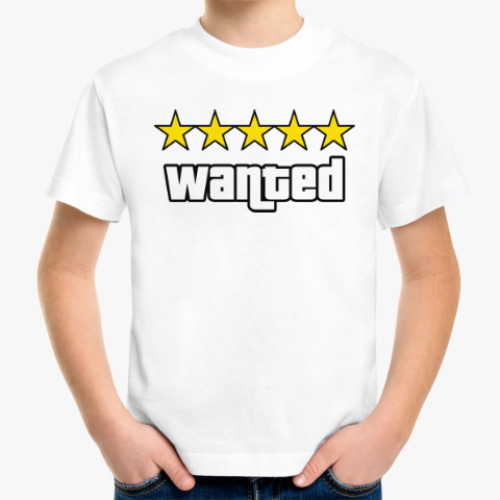 Детская футболка Wanted