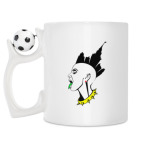 Кружка с футбольным мячиком