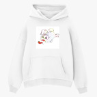 Толстовка худи оверсайз