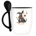 Кружка с ложкой