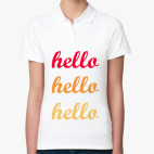 Женская рубашка поло