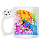 Кружка с футбольным мячиком