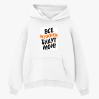 Толстовка худи оверсайз