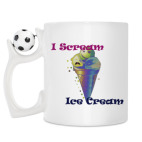 Кружка с футбольным мячиком