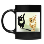 Кружка цветная UV-DTF