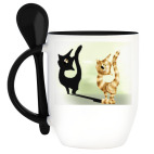 Кружка с ложкой