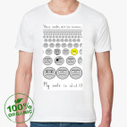 Мужская футболка органик