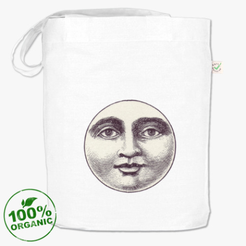 Сумка шоппер с принтом Луна