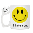 Кружка с футбольным мячиком