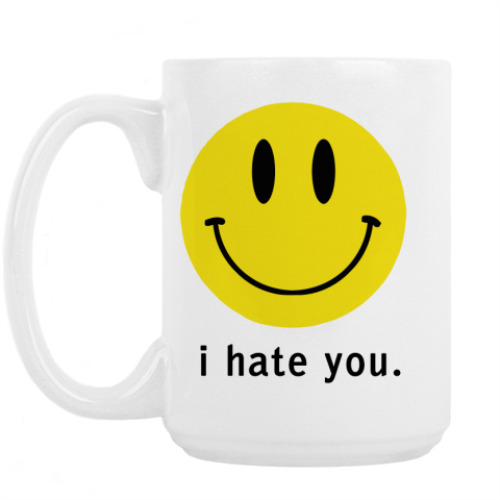 Кружка с принтом Hat You!