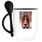 Кружка с ложкой