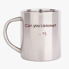 Кружка металлическая