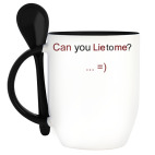 Кружка с ложкой