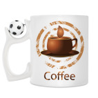 Кружка с футбольным мячиком