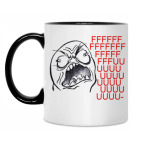 Кружка двухцветная