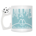 Кружка с футбольным мячиком