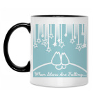 Кружка двухцветная