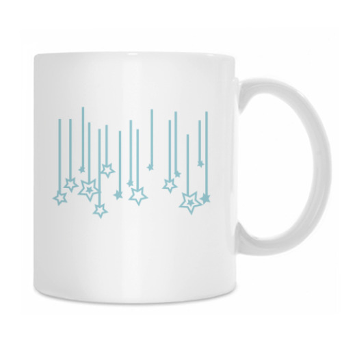 Кружка с принтом Когда падают звёзды