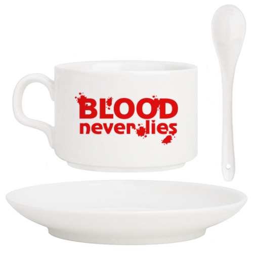 Кофейный набор с принтом Декстер