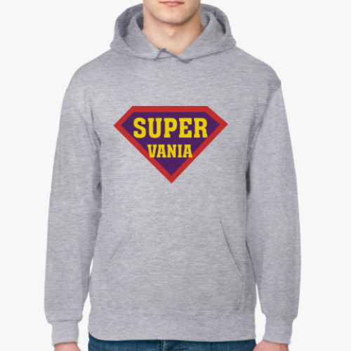 Толстовка худи с принтом Супер Ваня