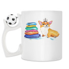 Кружка с футбольным мячиком