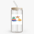 Банка с бамбуковой крышкой