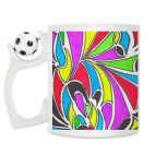 Кружка с футбольным мячиком