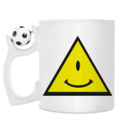 Кружка с футбольным мячиком